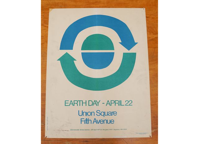 The first Earth Day poster, with Union Square as location